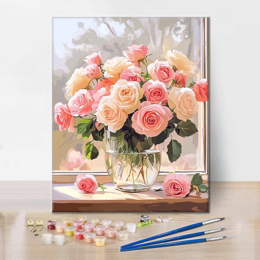 Něžný Květ - Malování podle Čísel