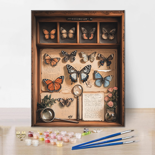 Kurátor Motýlů - Malování podle Čísel