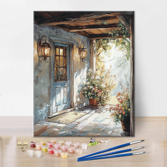 Příjemná Veranda - Malování podle Čísel