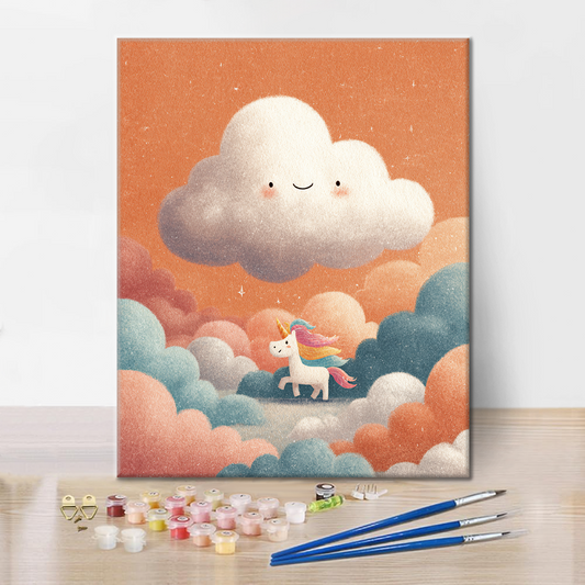 Jednorožčí snová výprava - malování podle čísel