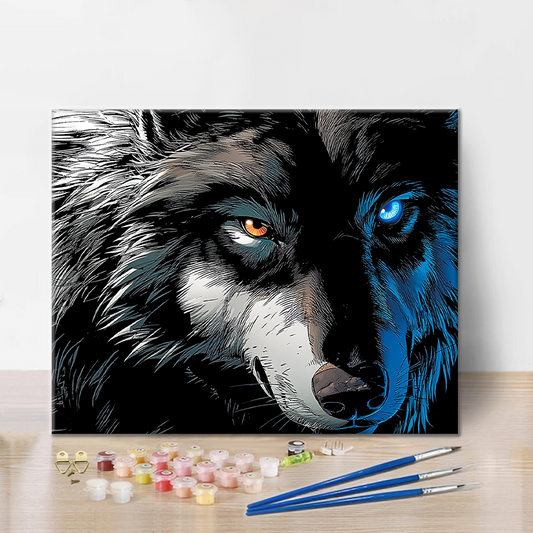 Vlčí král - malování podle čísel