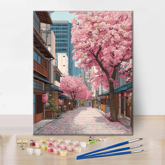 Jokohamský vánek - malování podle čísel