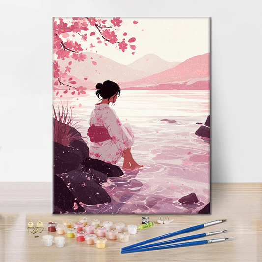 Bosý květ - Malování podle čísel