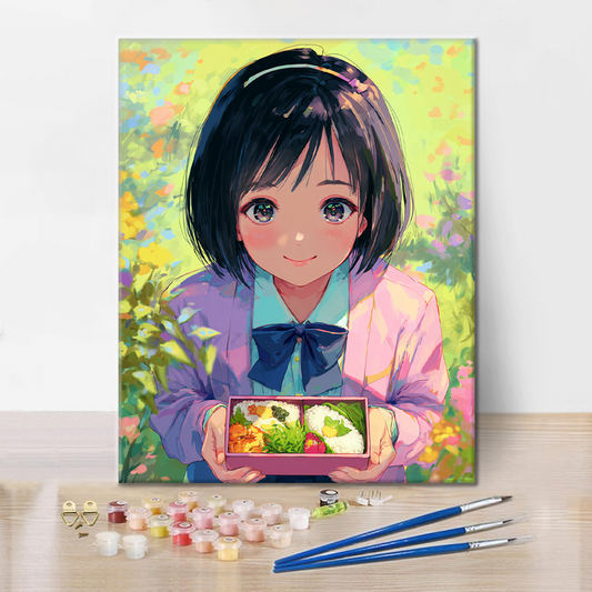 Úsměv na oběd - Malování podle čísel