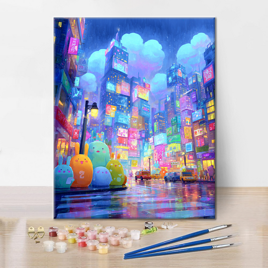 Neonové snění - Malování podle čísel