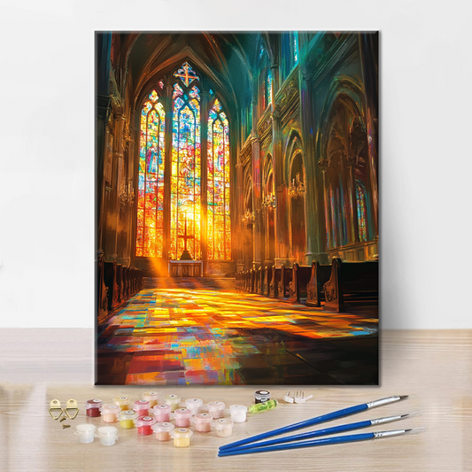 Posvátné barvy - Malování podle čísel