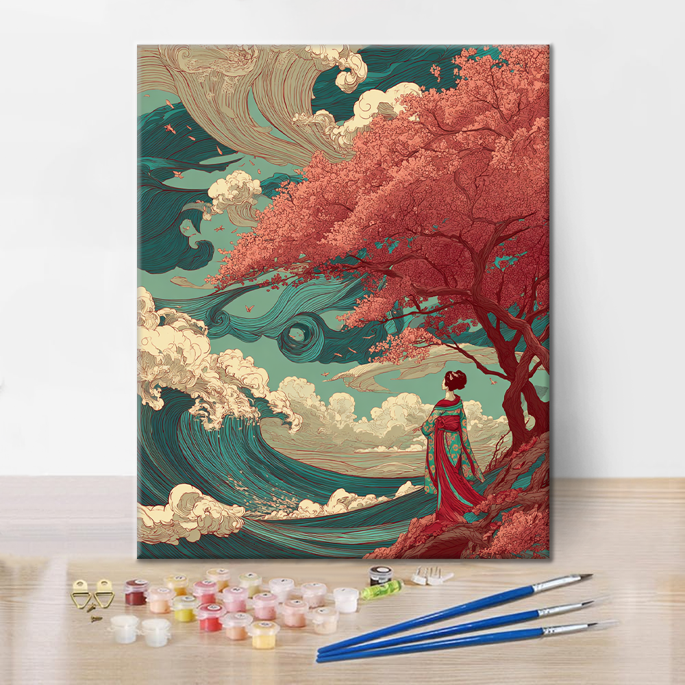 Sakura Wave - Malování podle čísel