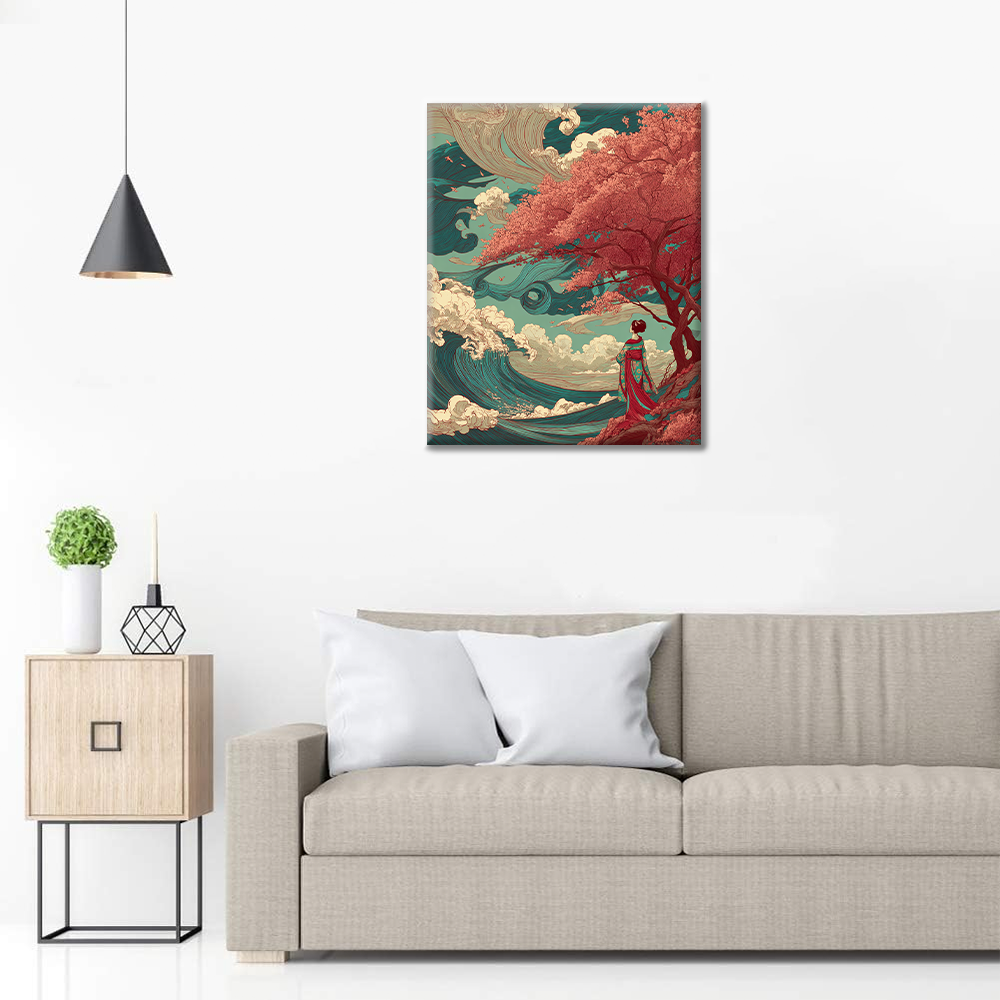 Sakura Wave - Malování podle čísel