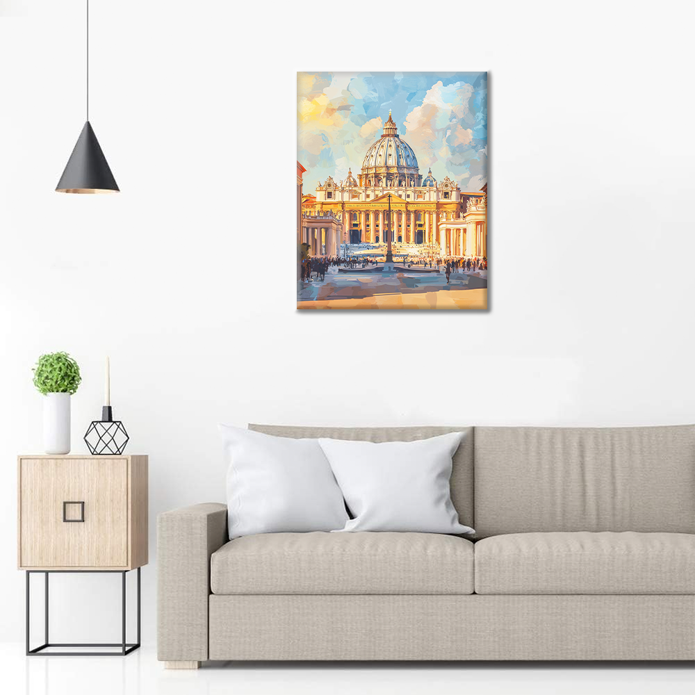 Bazilika svatého Petra - Malování podle čísel