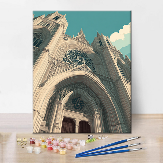 Kamenná duha - malování podle čísel