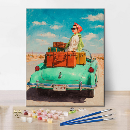 Elegantní cestování - Malování podle čísel