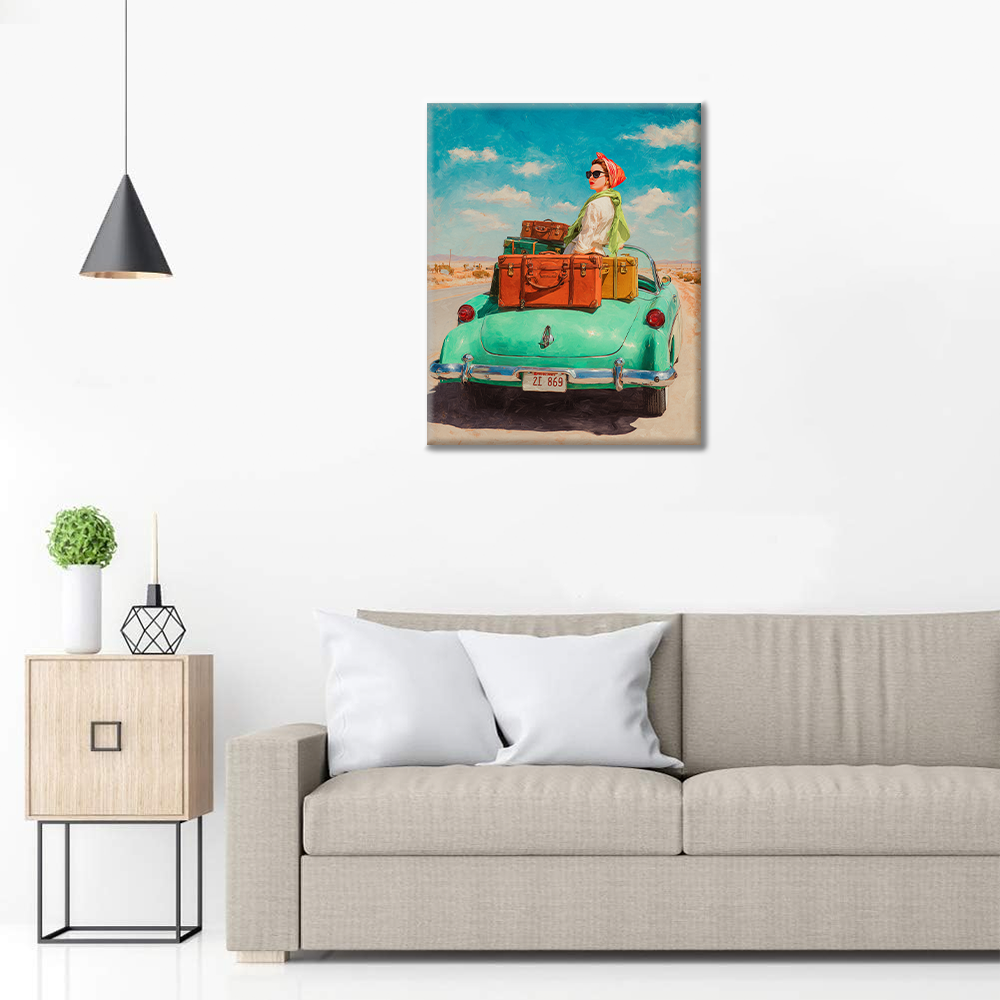 Elegantní cestování - Malování podle čísel