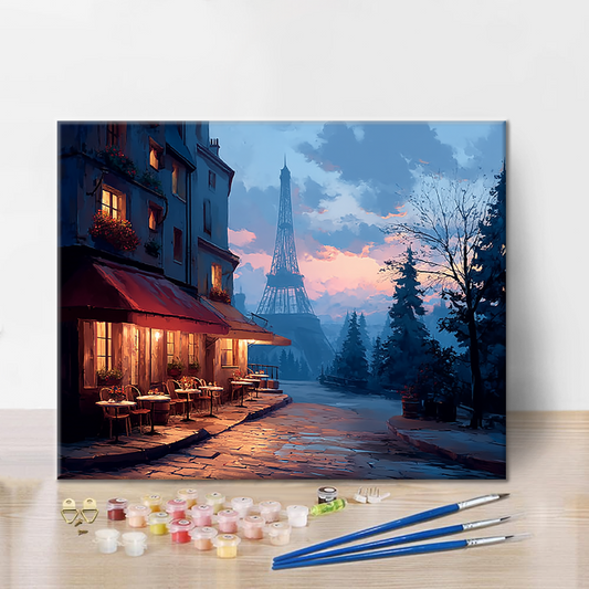 Večer v Paříži - Malování podle čísel