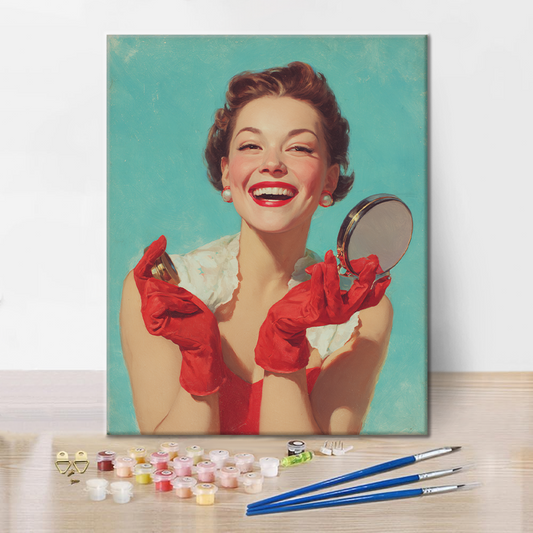 Vynikající líčení - Malování podle čísel