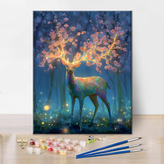 Květinový duch - Malování podle čísel