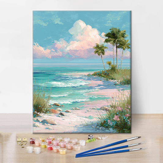 Ostrovní vánek - malování podle čísel