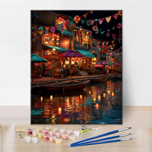 Noc luceren - Malování podle čísel