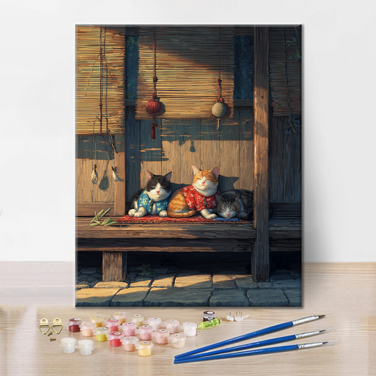 Líné odpoledne - malování podle čísel