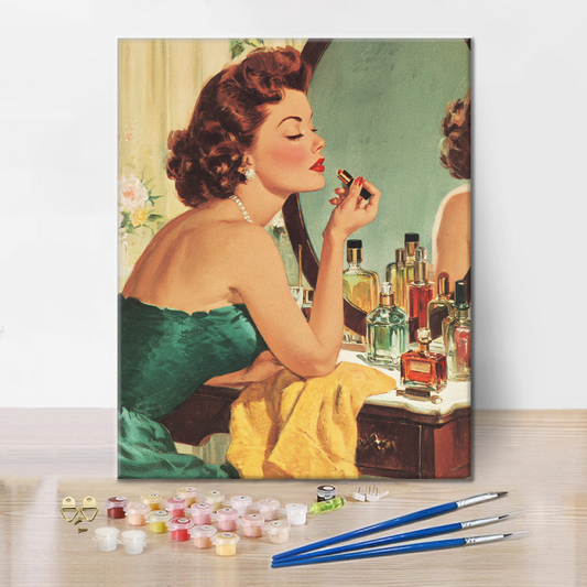 Dokonalý make-up - Malování podle čísel