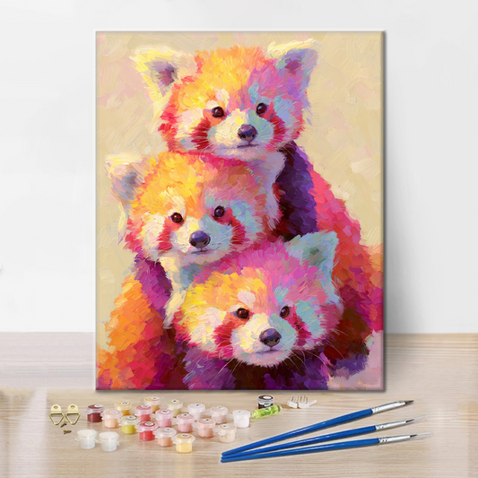 Mýval Hromada - Malování podle čísel