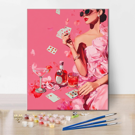 Romantický večer - Malování podle čísel