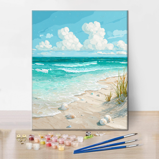 Pobřežní klid - malování podle čísel