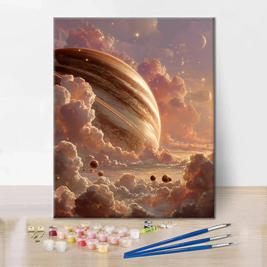 Čokoládová planeta - malování podle čísel