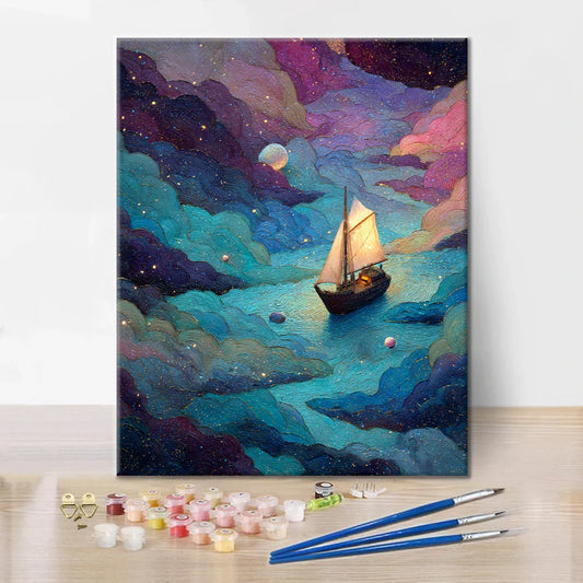 Loď snů - malování podle čísel