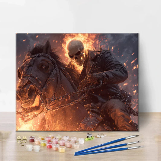 Rytíř duchů - Malování podle čísel