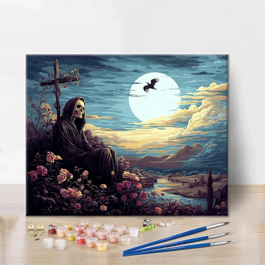 Hlídač hřbitova - Malování podle čísel