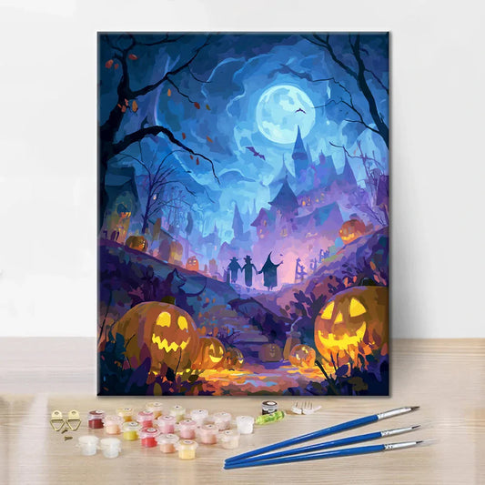 Mlžné údolí - Malování podle čísel