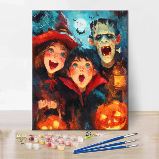 Noc hrůzy - Malování podle čísel