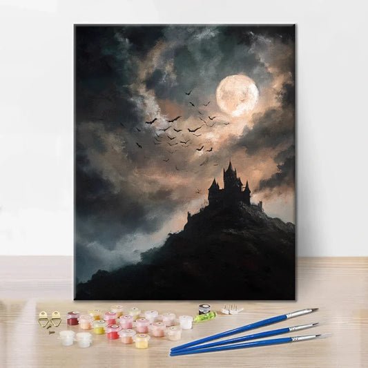 Tichý hrad - malování podle čísel