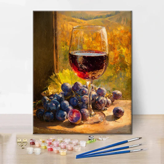 Víno - Malování podle čísel