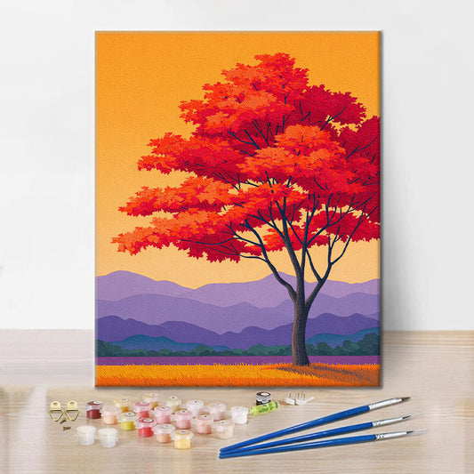 Plamen podzimu - Malování podle čísel