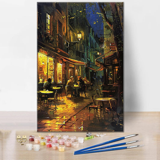 Rohová kavárna - Malování podle čísel