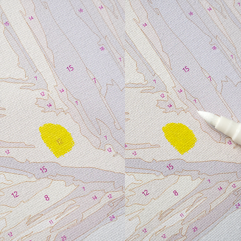 Bílé akrylové fixy (2 ks)