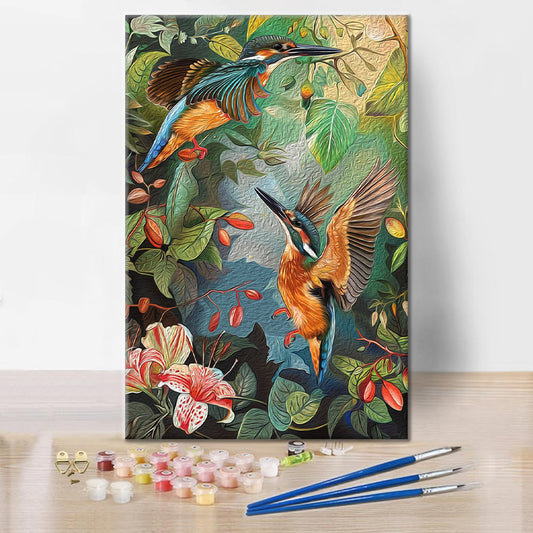 Ledňáček - Malování podle čísel