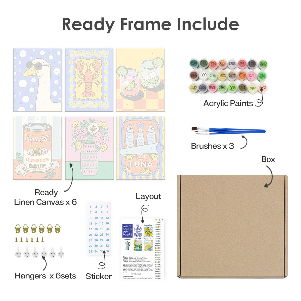 Pop Ikony - Malování podle čísel