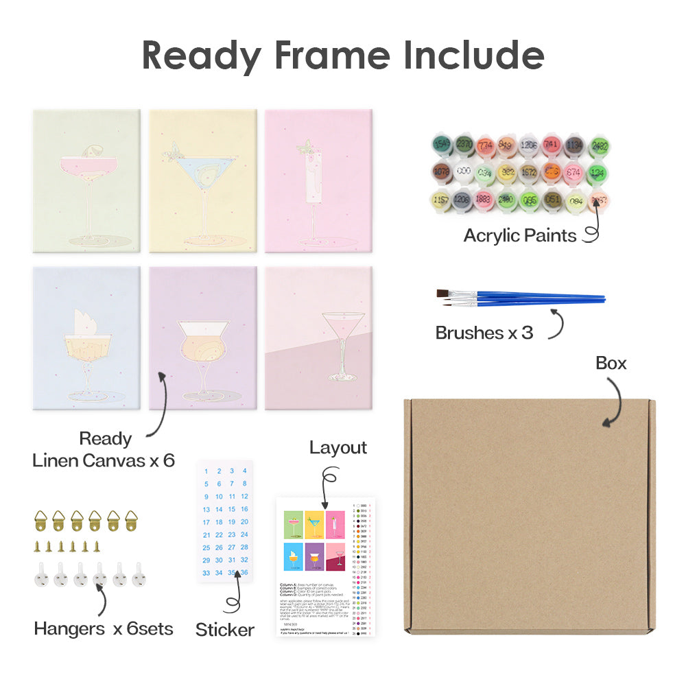 Tekuté Umění – Malování podle čísel