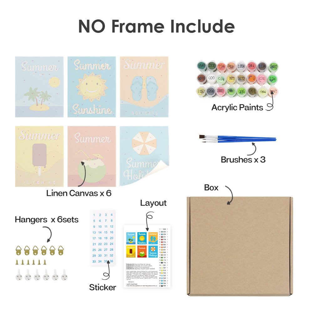 Letní Záře – Malování podle čísel