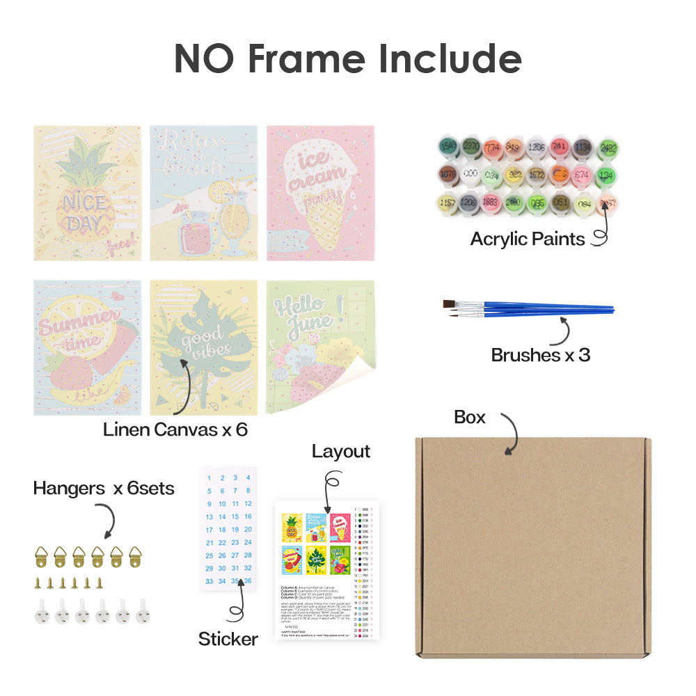 Sladké Léto – Malování podle čísel