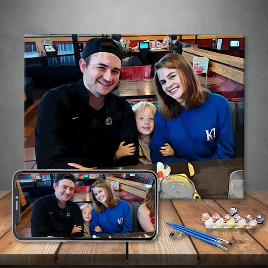 Vymalujte si vlastní fotografii - Malování podle čísel