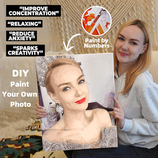 Vymalujte si vlastní fotografii - Malování podle čísel