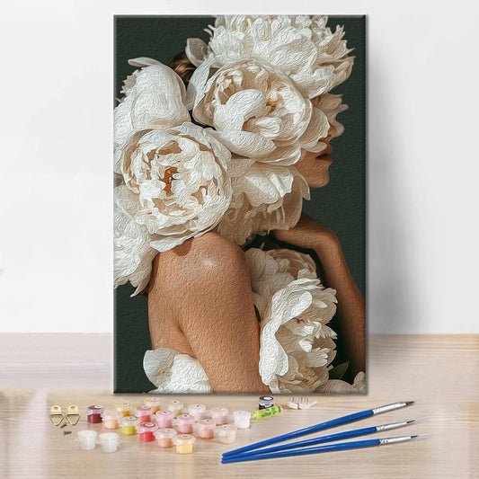 Pivoňka - Malování podle čísel