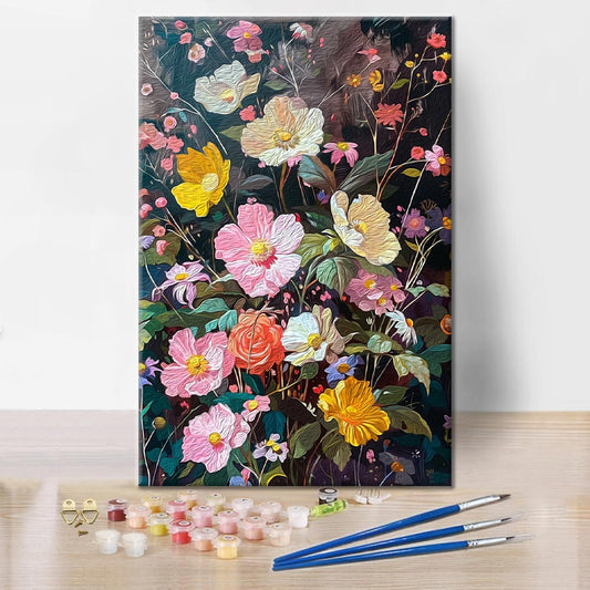 Divoká květina - Malování podle čísel