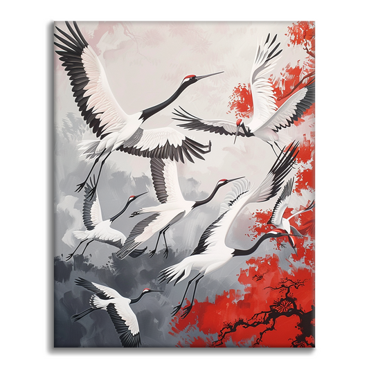 Crane - Malování podle čísel