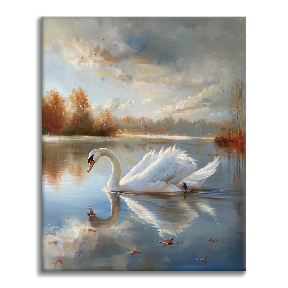 Swan - Malování podle čísel