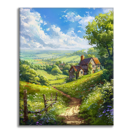 Život na vesnici - Malování podle čísel