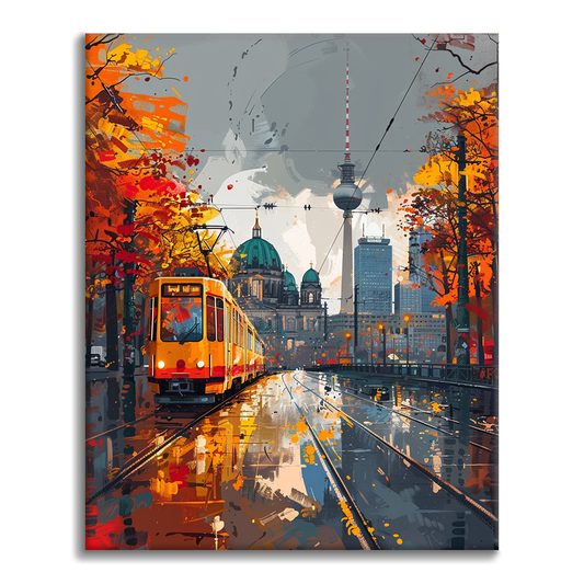 Berlín - Malování podle čísel